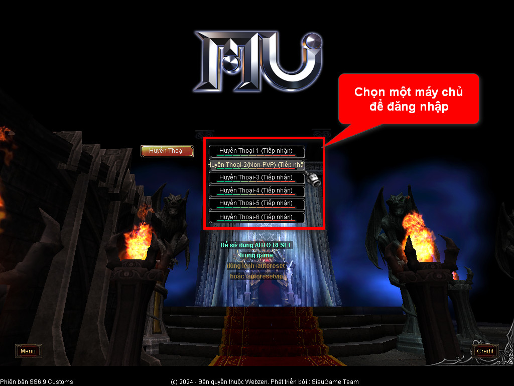 Chức năng chính của Game MU Bá Long Chức năng chính của Game MU Bá Long