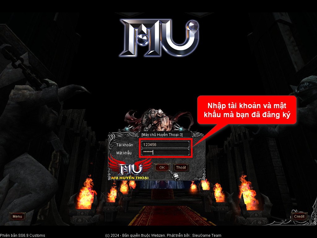 Chức năng chính của Game MU Bá Long Chức năng chính của Game MU Bá Long
